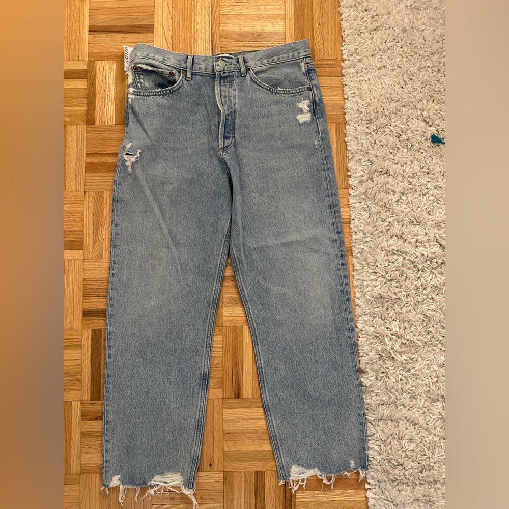 AGOLDE 90’s crop mid rise loose straight jeans - size 29 UNWORN